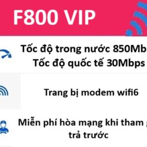 F800 VIP 850Mb